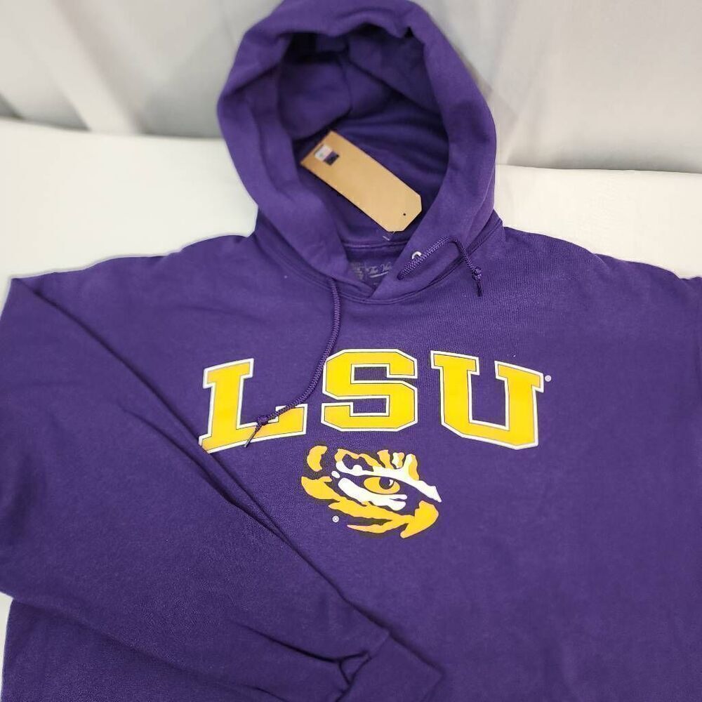 LSU Tigers The Victory Pullover Hoodie Purple Size XL Unisex